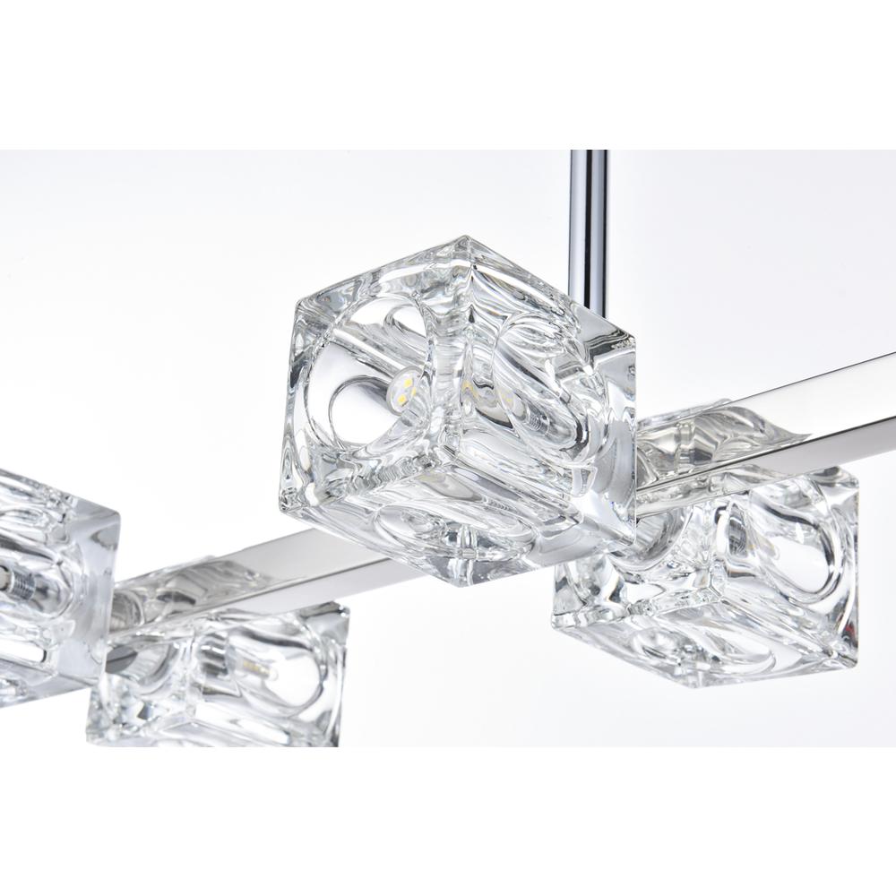 Lyra 30 inch Pendant Light in Chrome. Picture 3