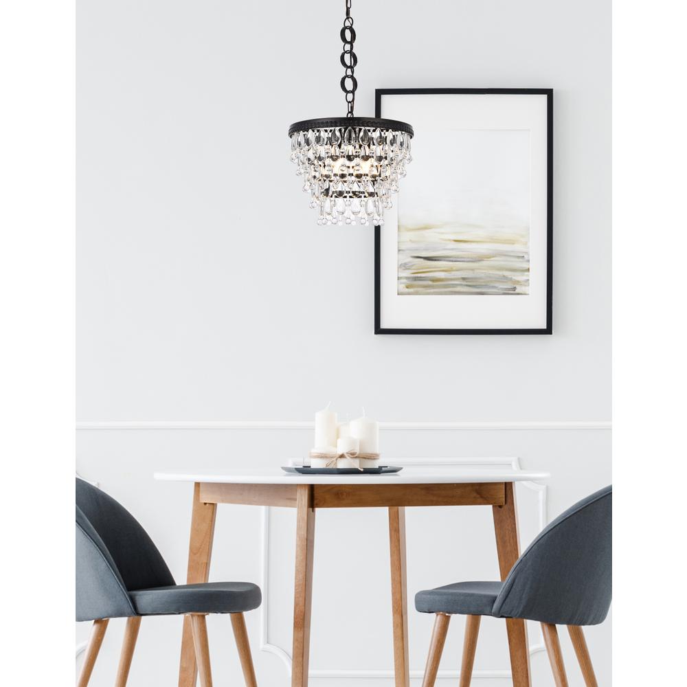 Nordic 4 lights black pendant. Picture 7