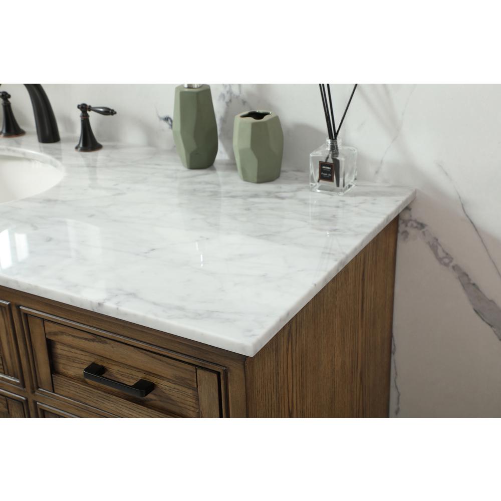 60 inch Single bathroom vanity in driftwood. Picture 5