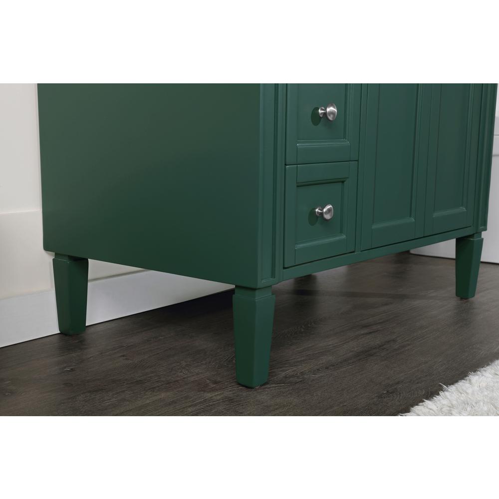 36 inch Single bathroom vanity in green. Picture 6