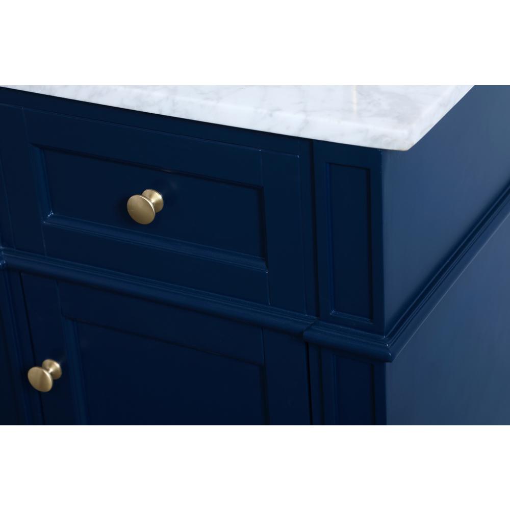 18 inch Single bathroom vanity in blue. Picture 10