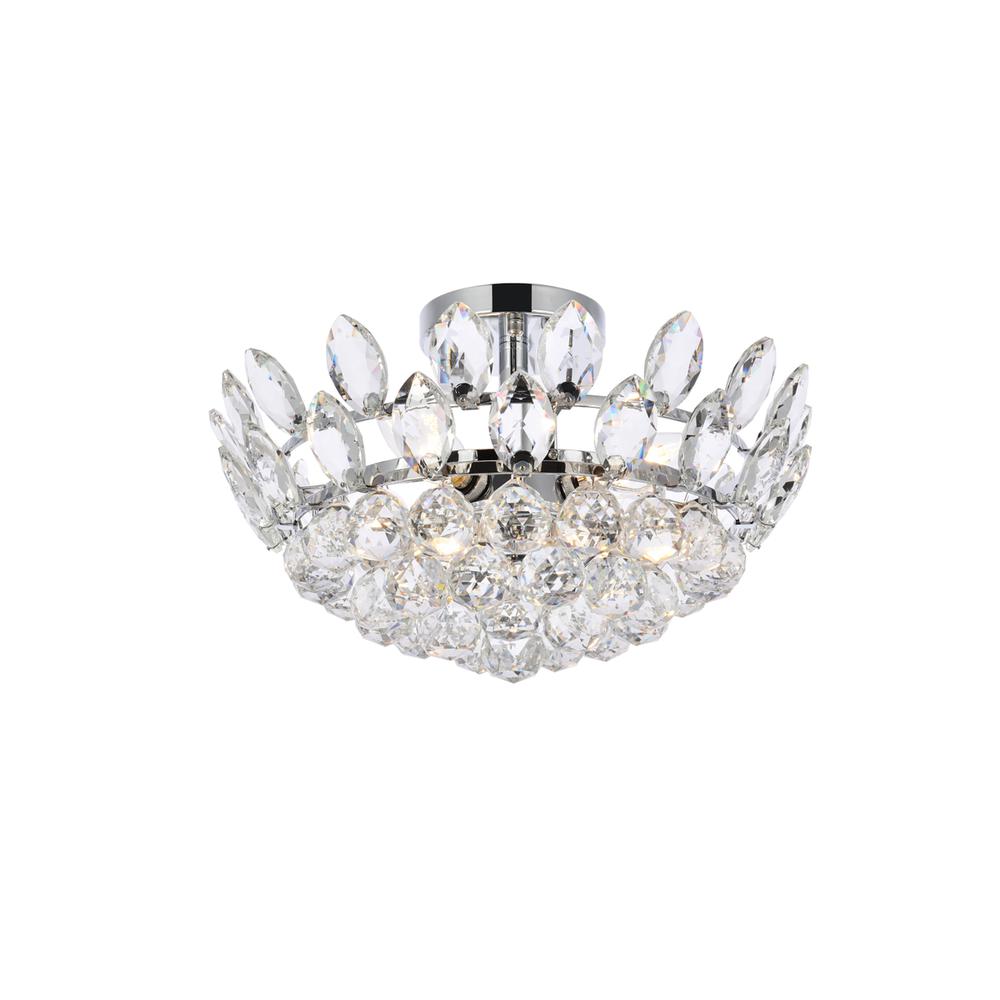 Emilia 16 inch flush mount in chrome. Picture 2