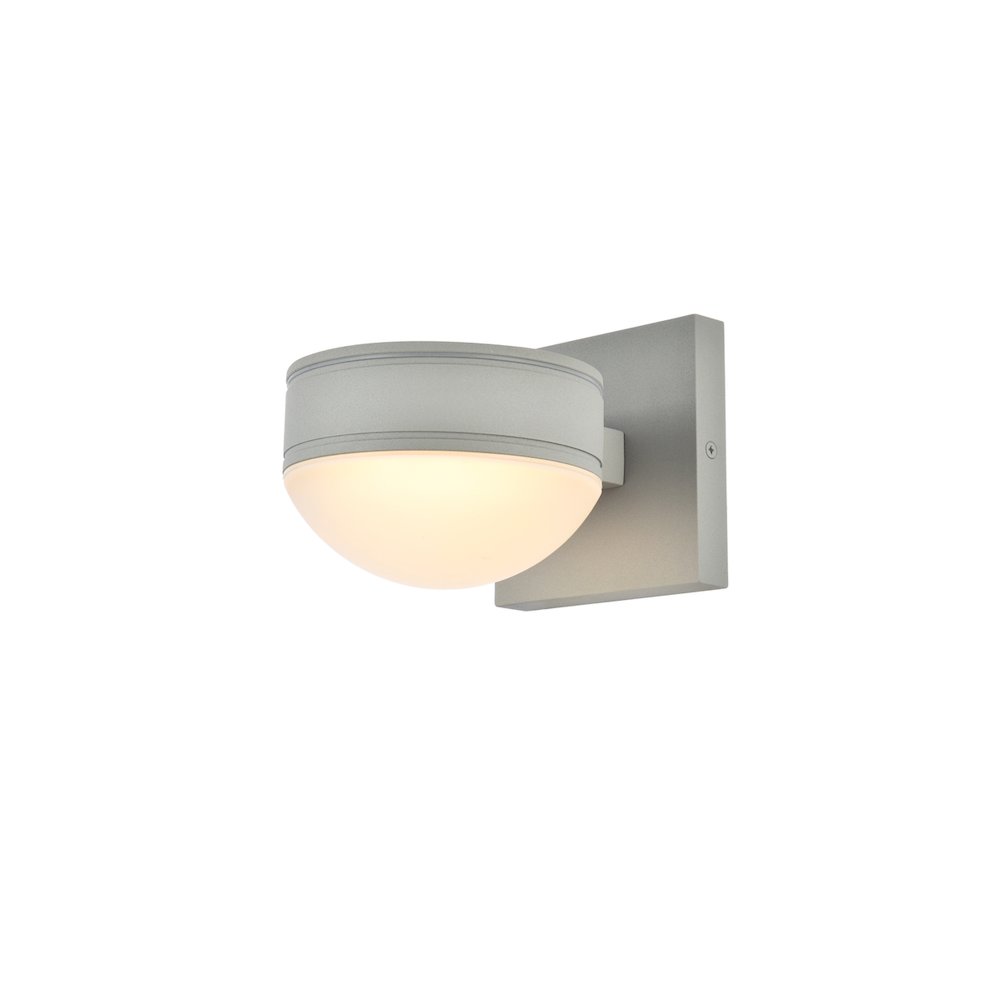 Raine Integrated Led Wall Sconce In Silver. Picture 2