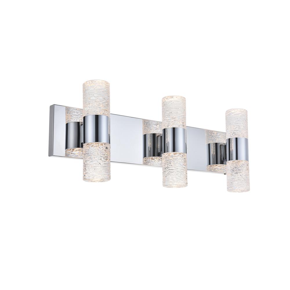 Vega 6 light Chrome LED Wall Sconce. Picture 5