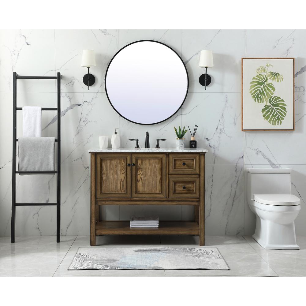 42 inch Single bathroom vanity in driftwood. Picture 4