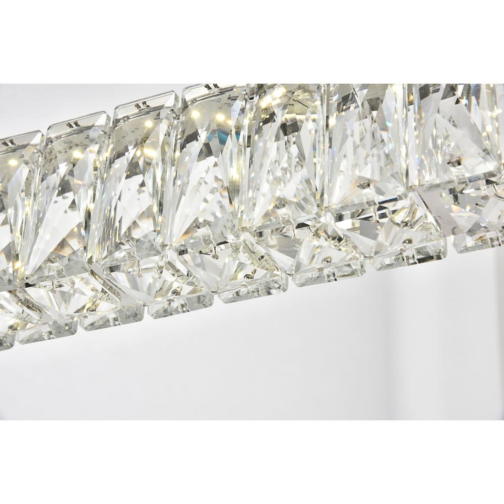 Monroe Integrated LED chip light Chrome Chandelier Clear Royal Cut Crystal. Picture 4