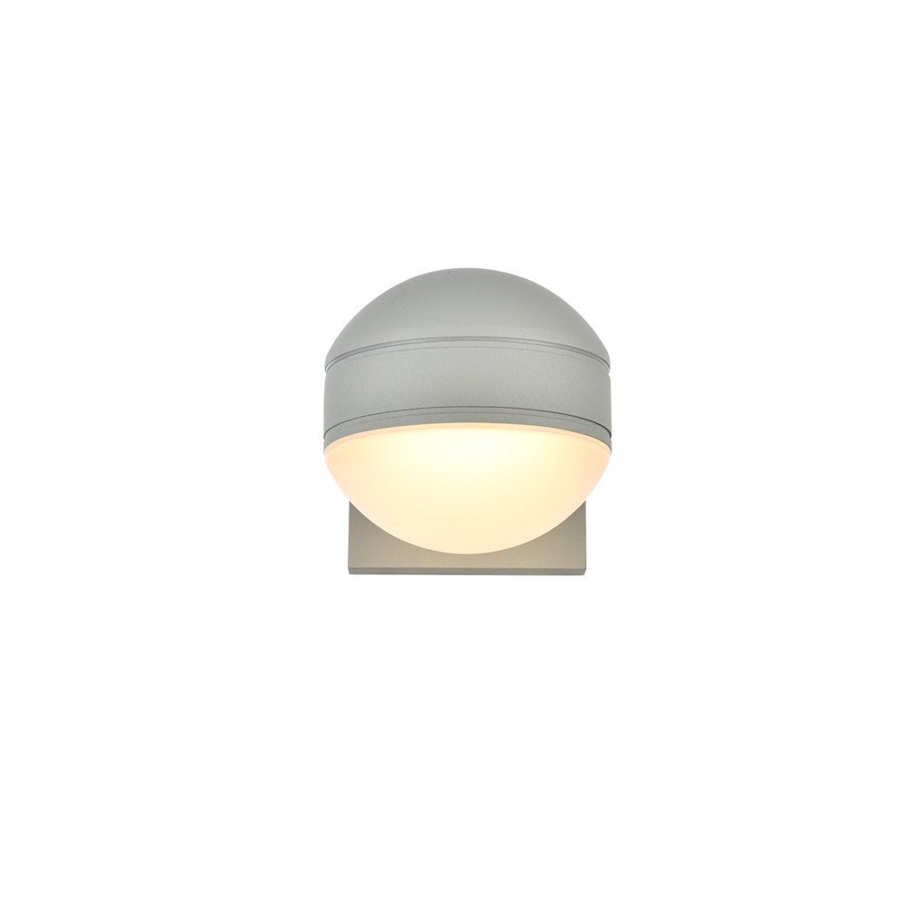 Raine Integrated Led Wall Sconce In Silver. Picture 1