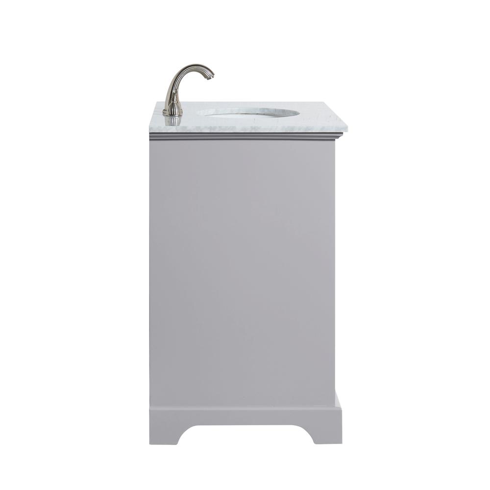36 In. Single Bathroom Vanity Set In Light Grey. Picture 7