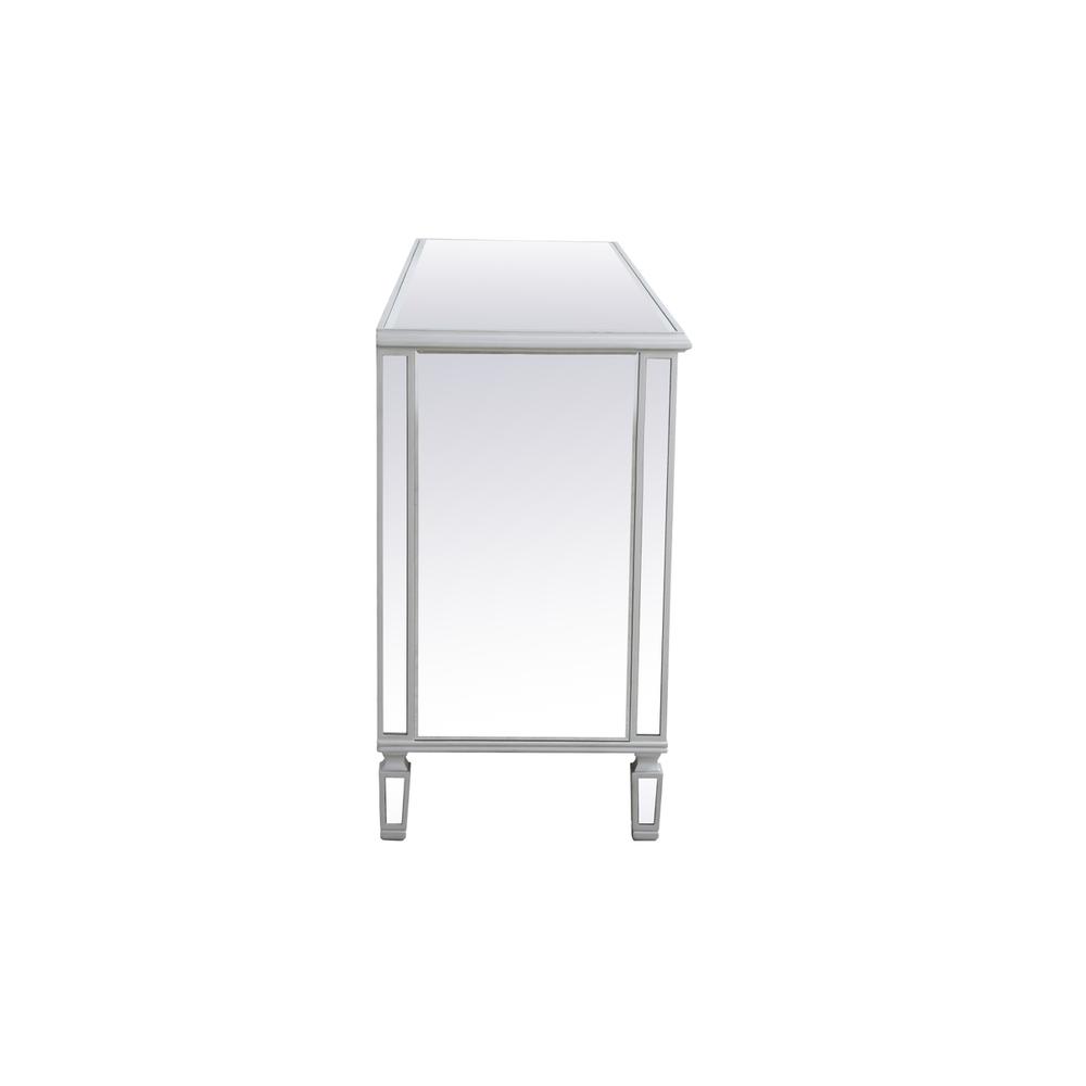 Contempo 72 in. mirrored chest in antique Silver. Picture 9