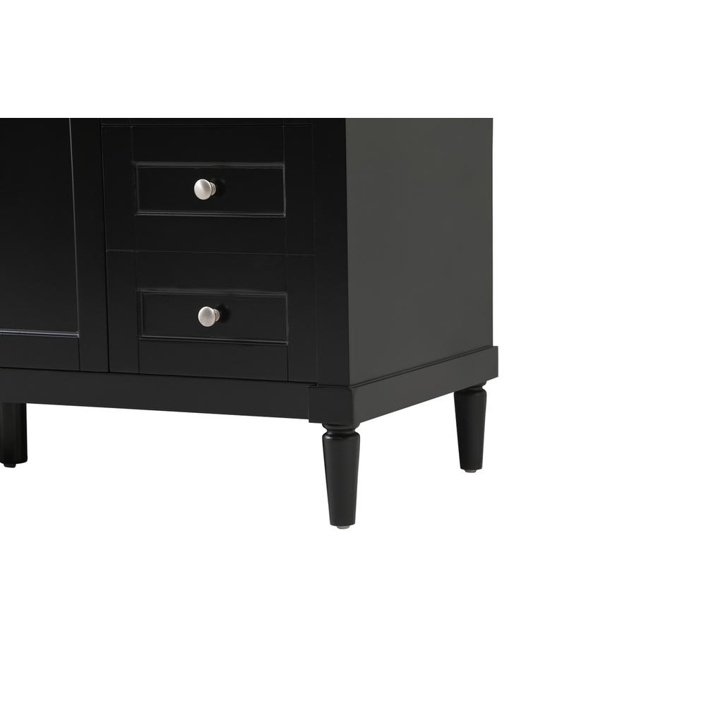 60 inch Single bathroom vanity in black. Picture 13