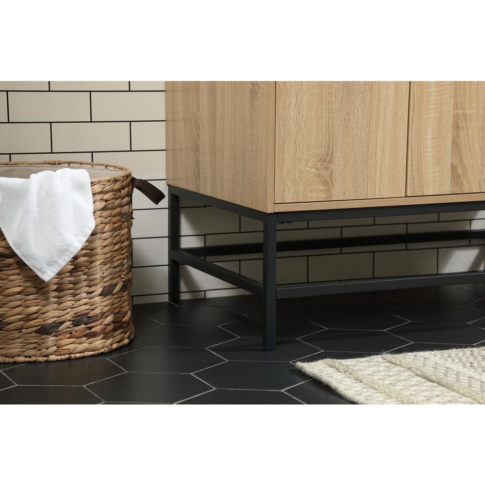 36 inch Single bathroom vanity in mango wood. Picture 6
