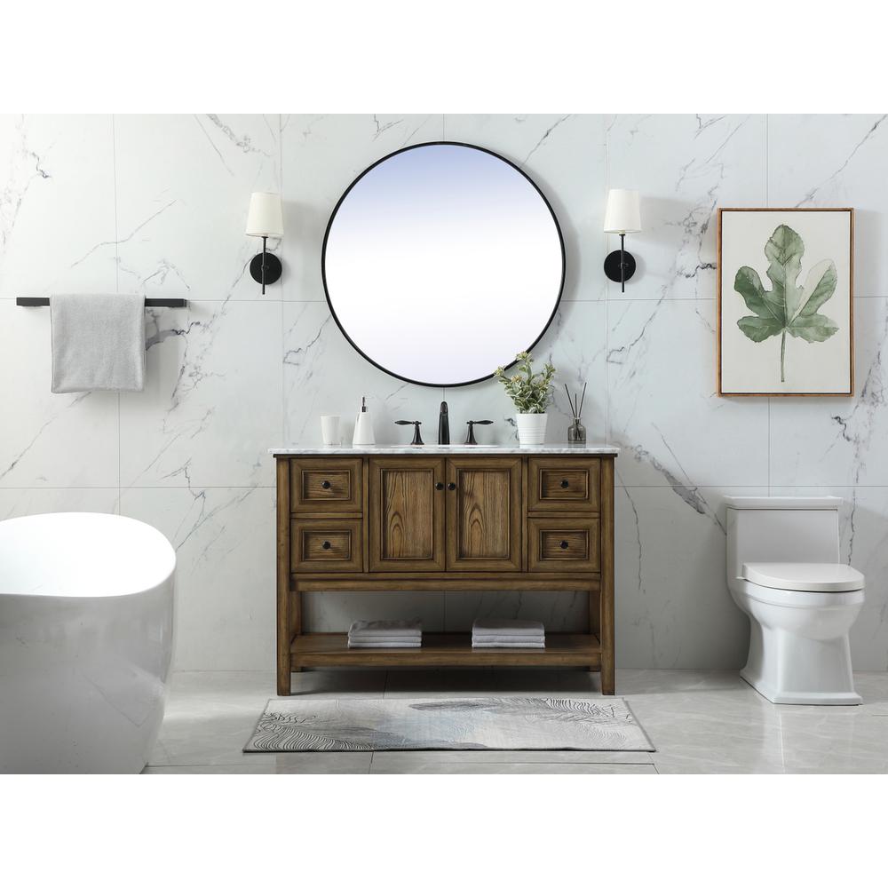 48 inch Single bathroom vanity in driftwood. Picture 4