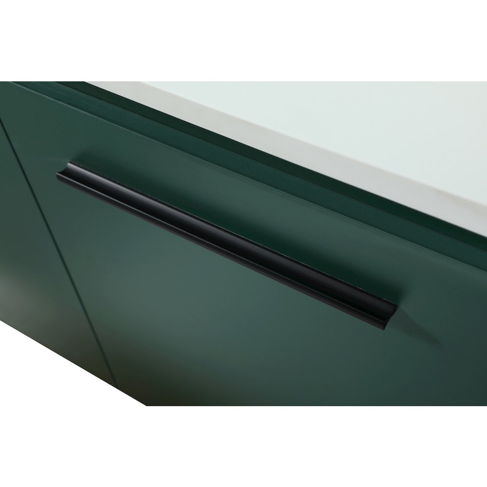48 Inch Single Bathroom Vanity In Green With Backsplash. Picture 13