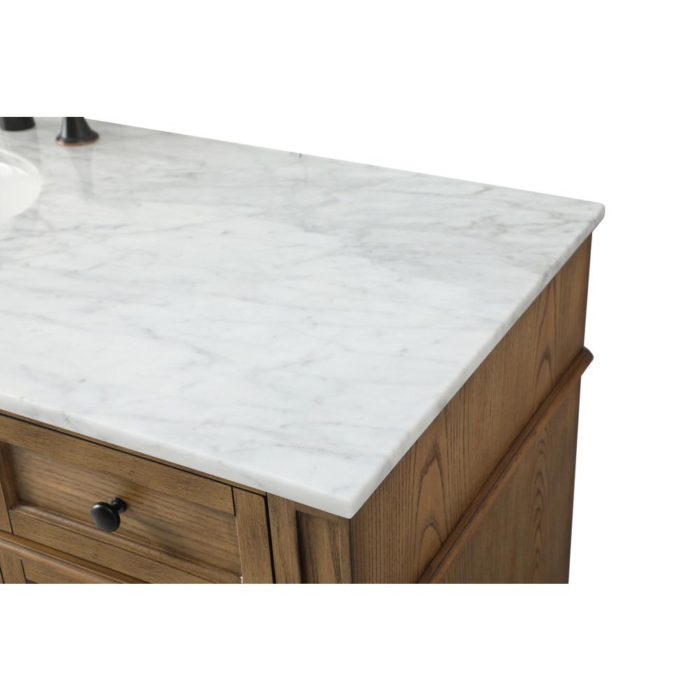 60 inch Single bathroom vanity in driftwood. Picture 11