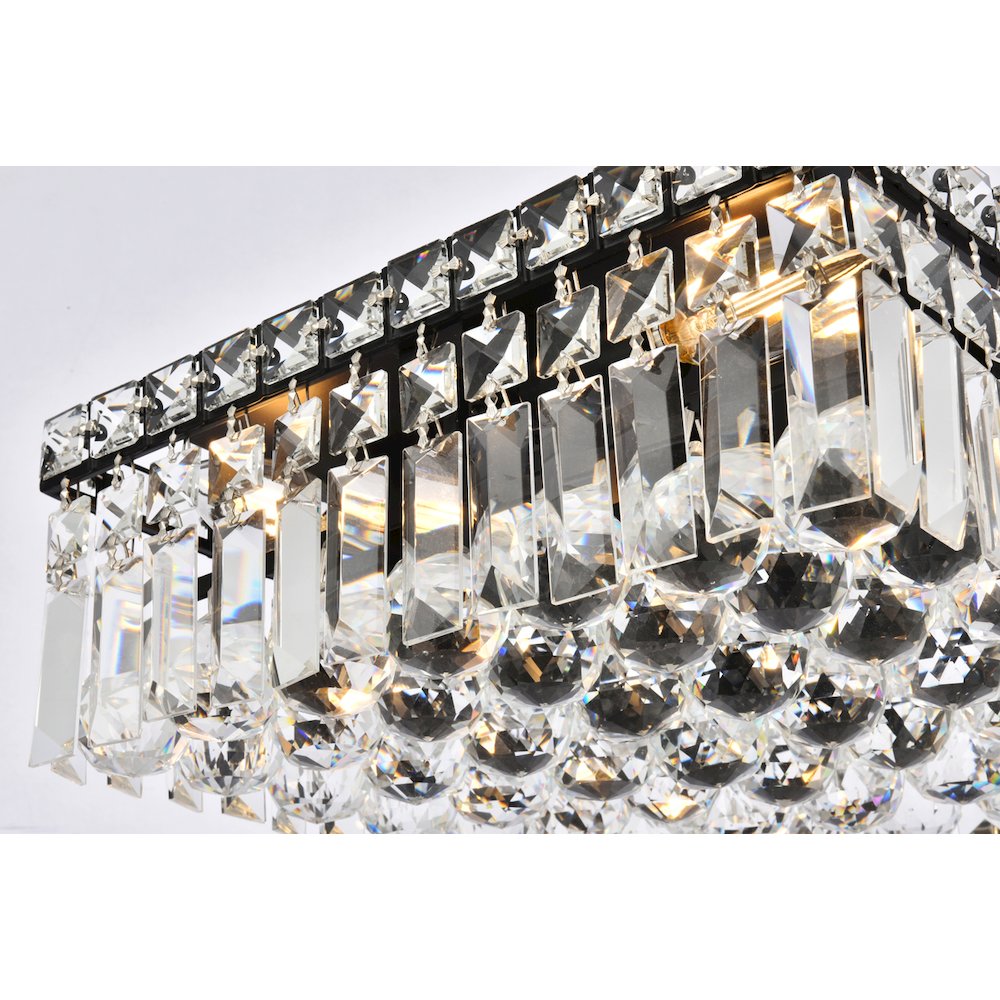 Maxime 14 Inch Black Flush Mount. Picture 6
