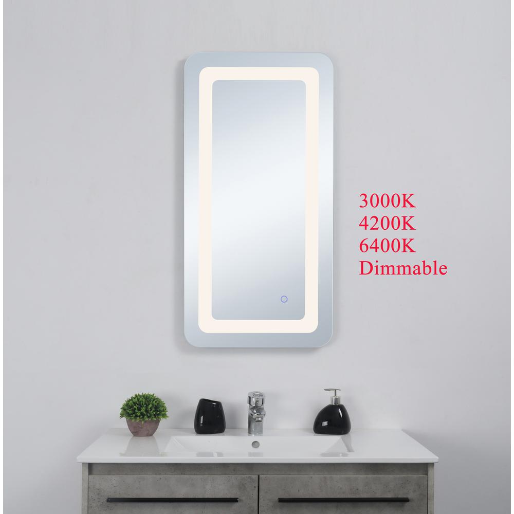 Genesis 18in x 36in soft edge LED mirror. Picture 9