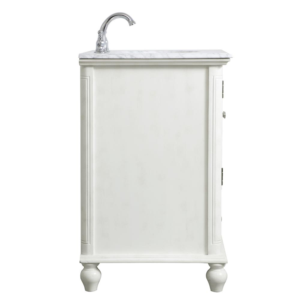 24 inch Single Bathroom Vanity in Antique White. Picture 13