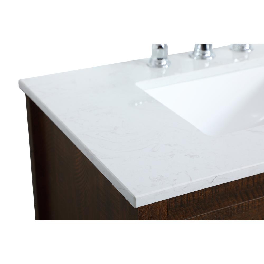 30 inch Single Bathroom Vanity in Espresso. Picture 11