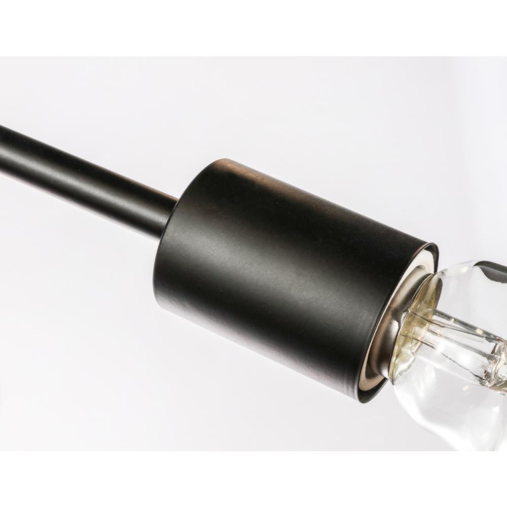 Nolan  6 light Black pendant. Picture 13