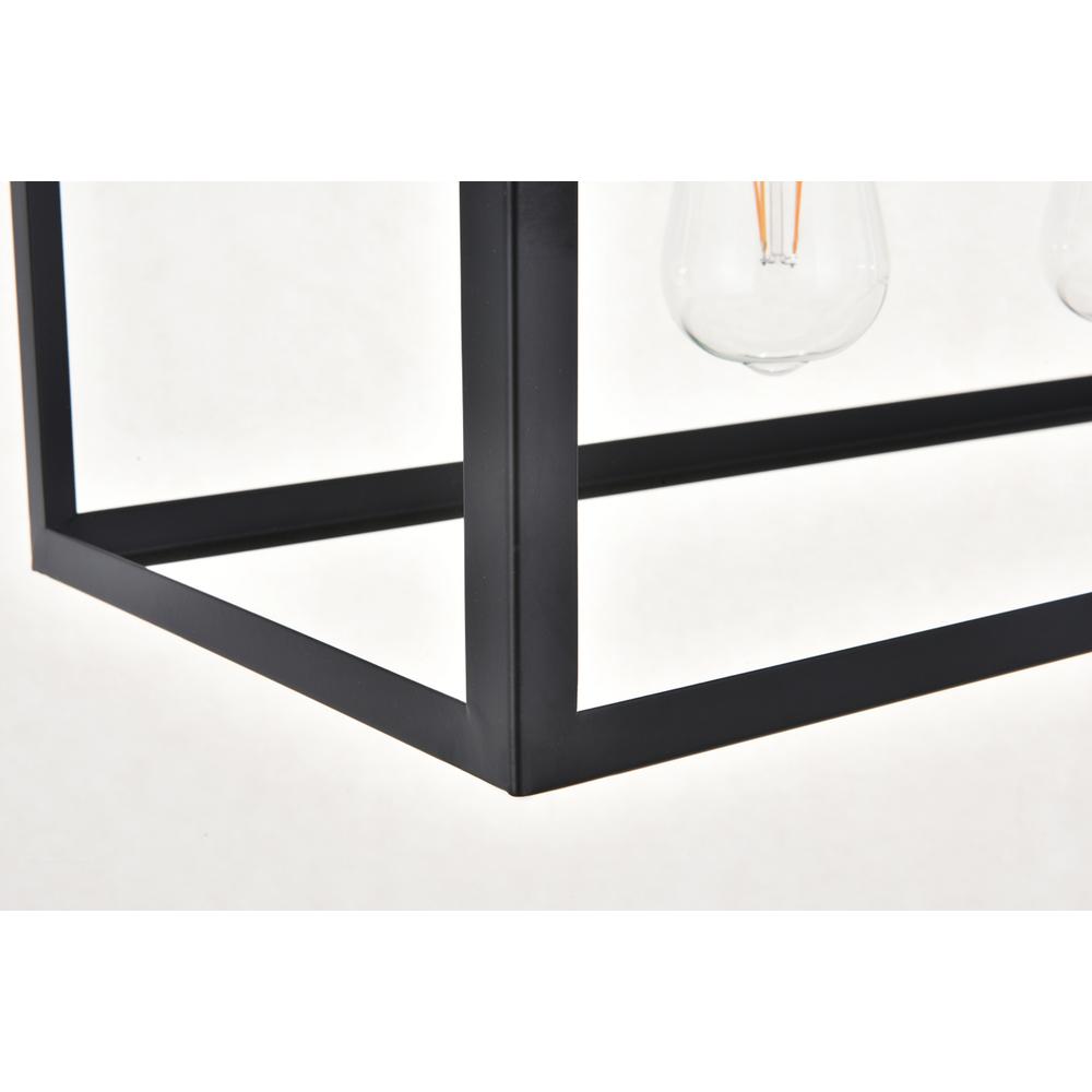 Resolute 4 light black Pendant. Picture 7