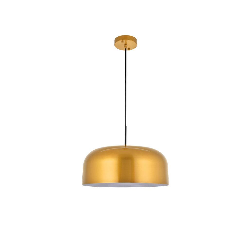 Etude 1 Light Satin Gold Pendant. Picture 3