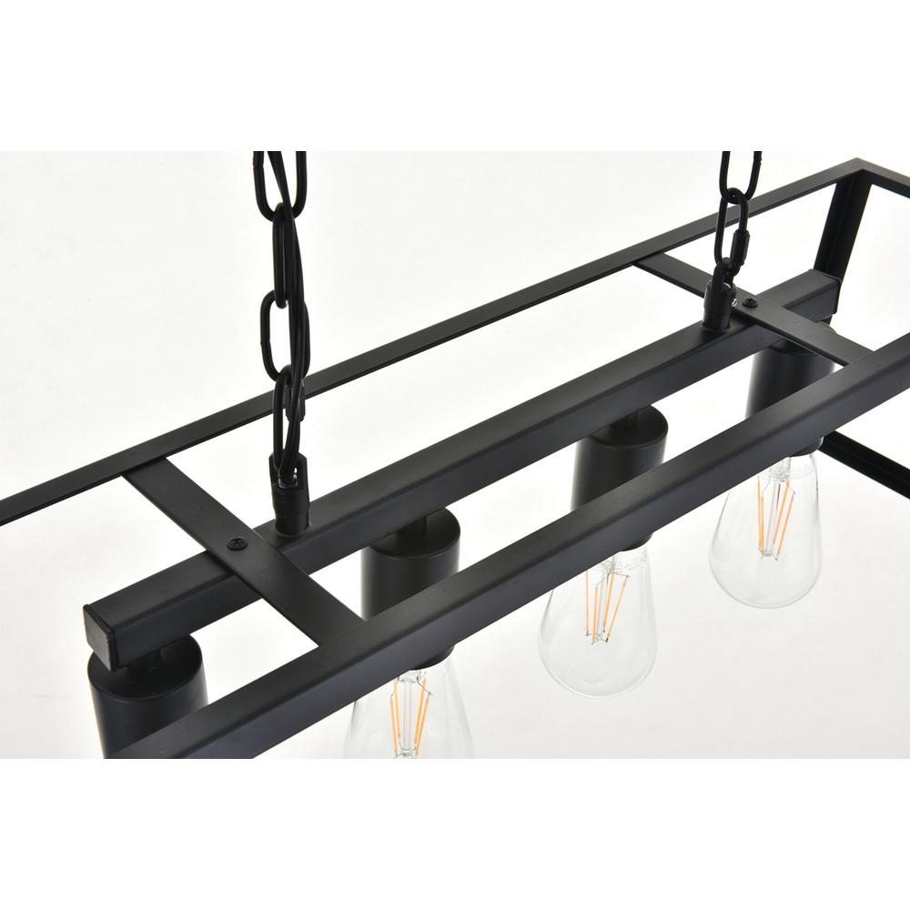 Resolute 4 light black Pendant. Picture 10