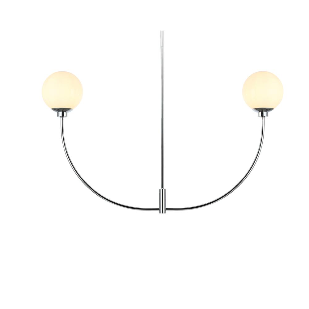 Nyomi 42 inch chandelier in Chrome. Picture 2