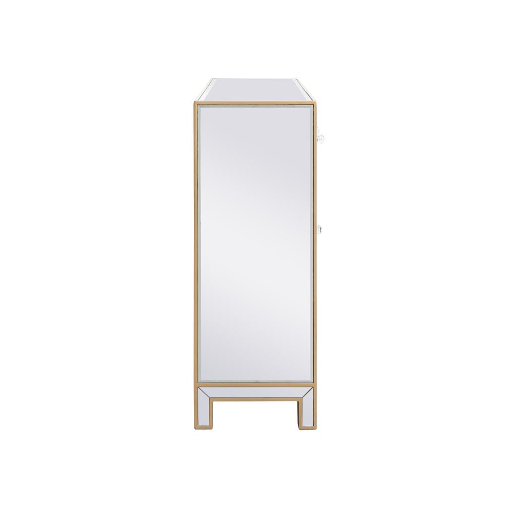 56 inch mirrored credenza in gold. Picture 9