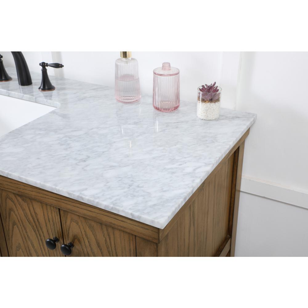 60 inch Single bathroom vanity in driftwood. Picture 5
