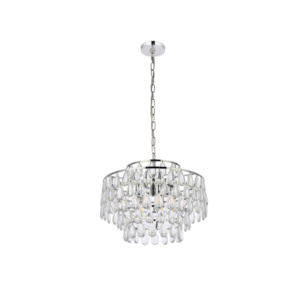 Mila 18 inch pendant in chrome. Picture 6
