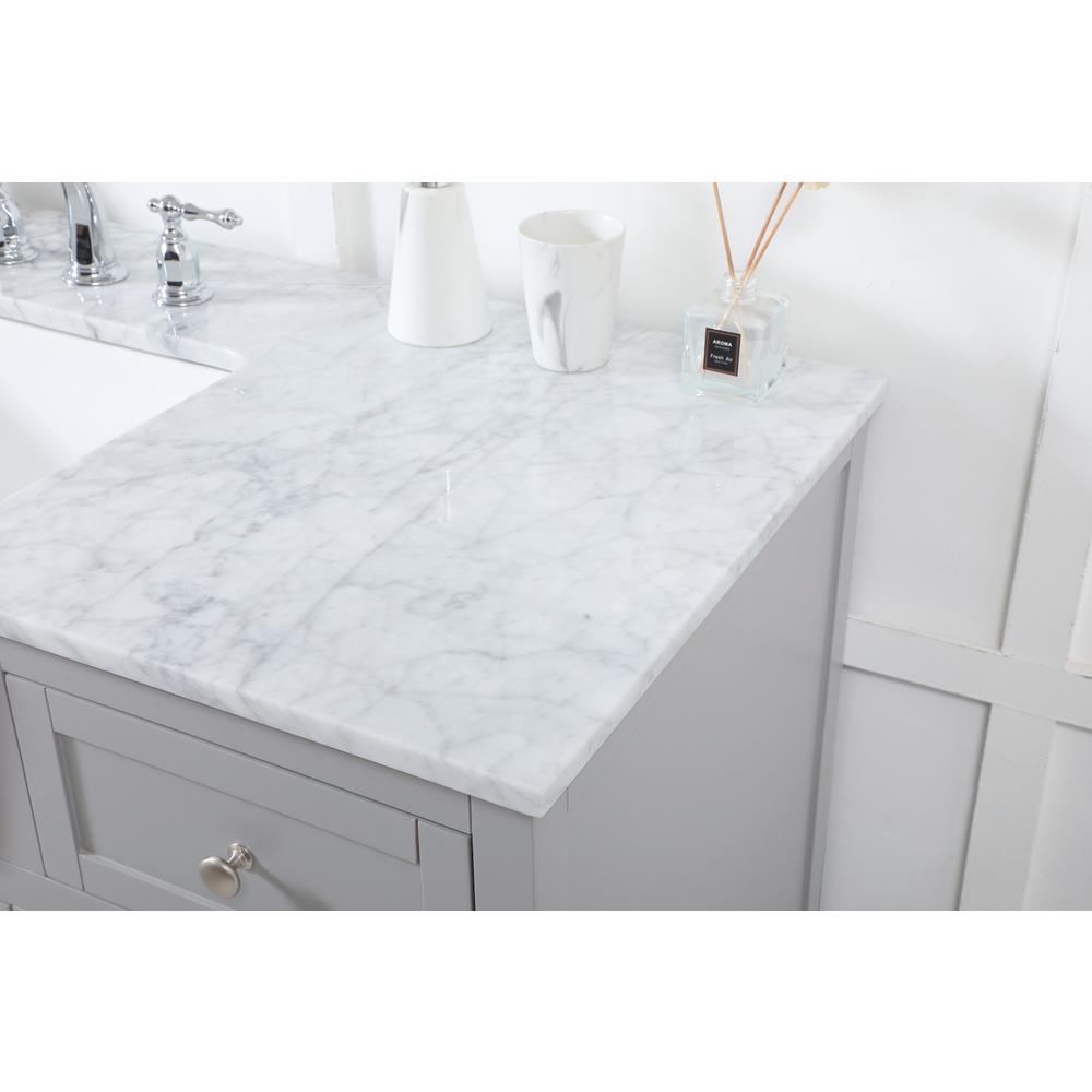 42 inch Single bathroom vanity in grey. Picture 5