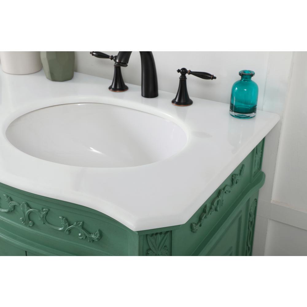 60 inch double Bathroom vanity in vintage mint. Picture 5