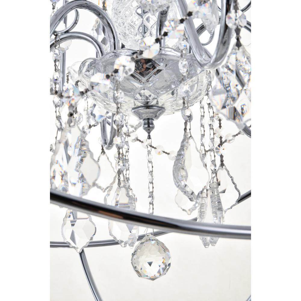 Cordelia 6 Light Chrome Crystal Pendant. Picture 4