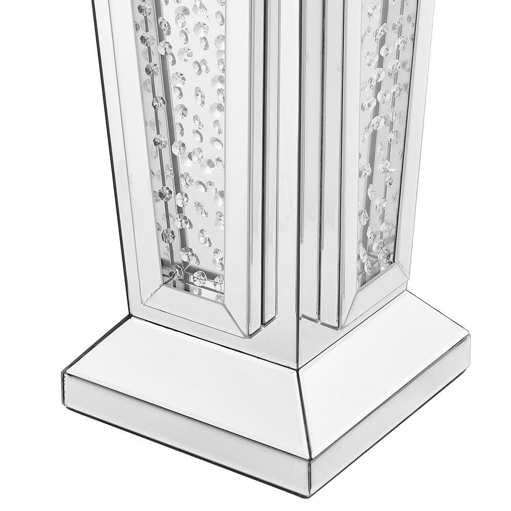 15 inch Crystal End Table in Clear Mirror Finish. Picture 6
