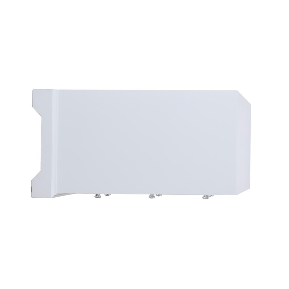 48 in. mirrored six drawer cabinet in white. Picture 8