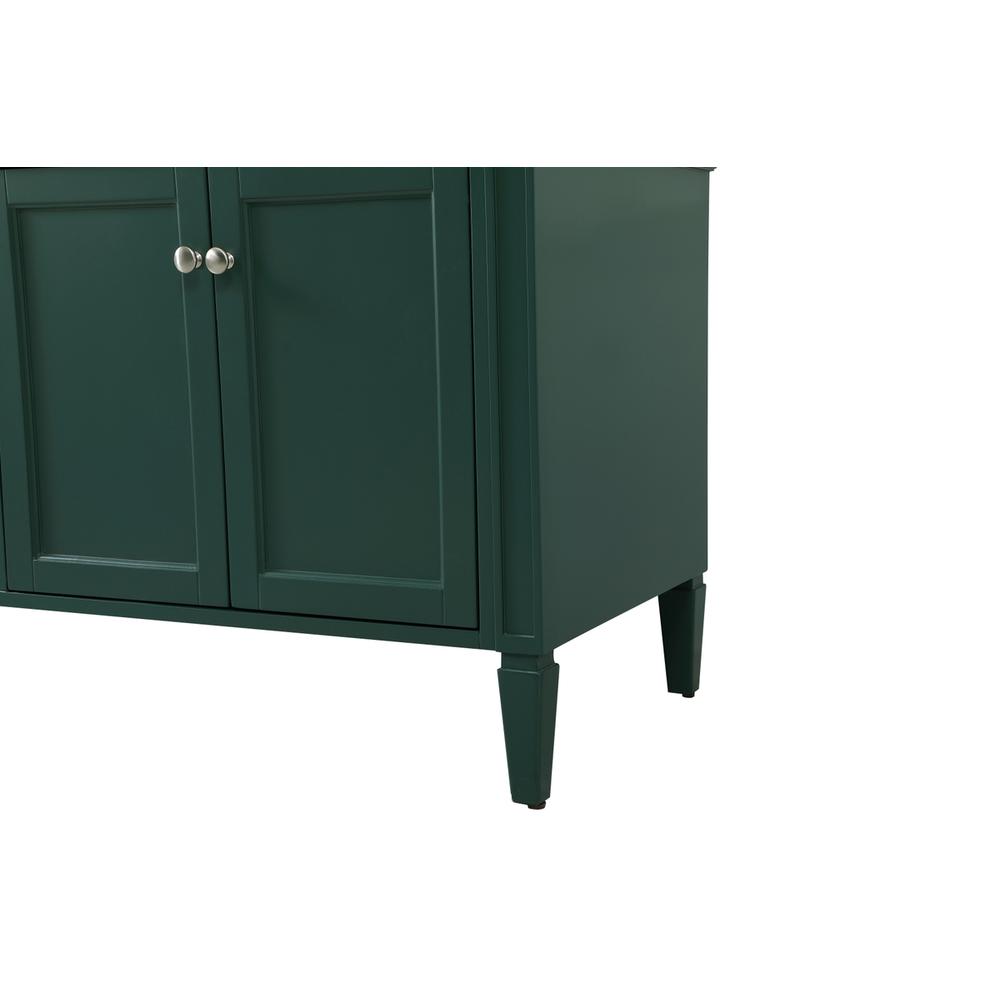 72 inch double bathroom vanity in green. Picture 13