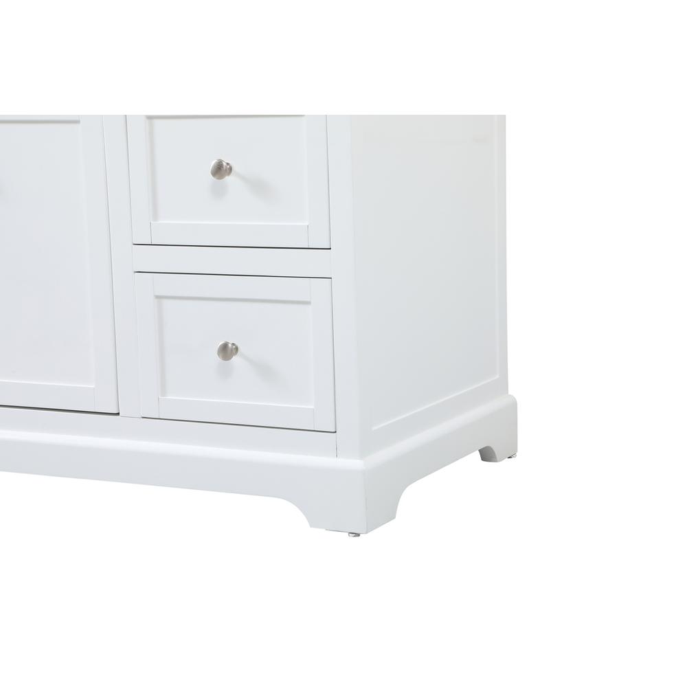 42 inch Single bathroom vanity in white. Picture 13