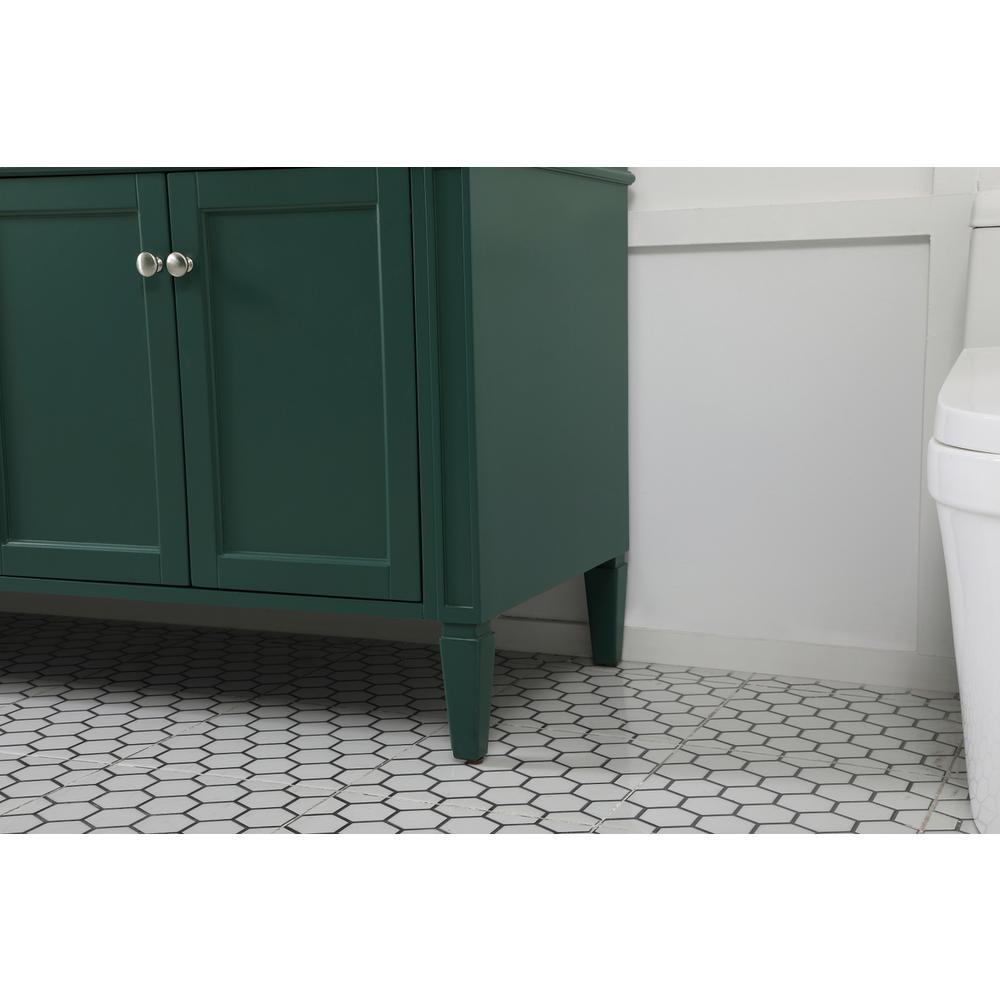 72 inch double bathroom vanity in green. Picture 6