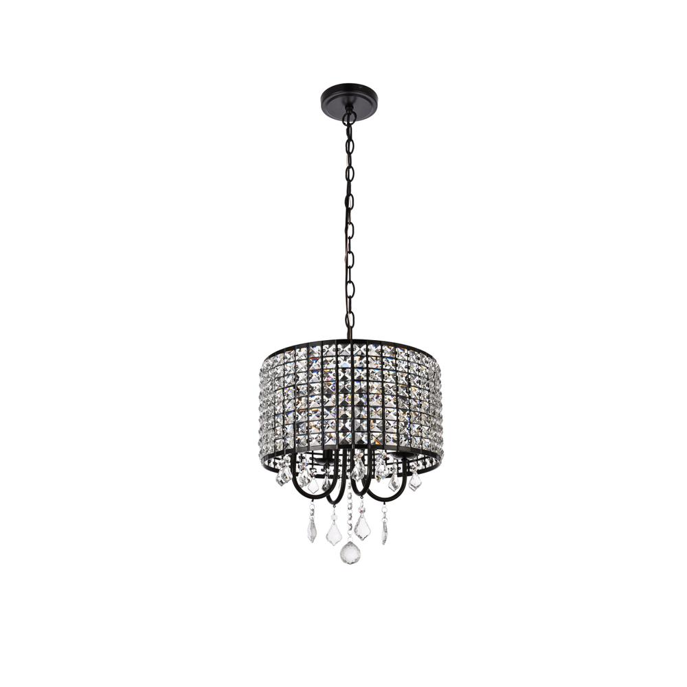 Elise 14 inch pendant in black. Picture 7