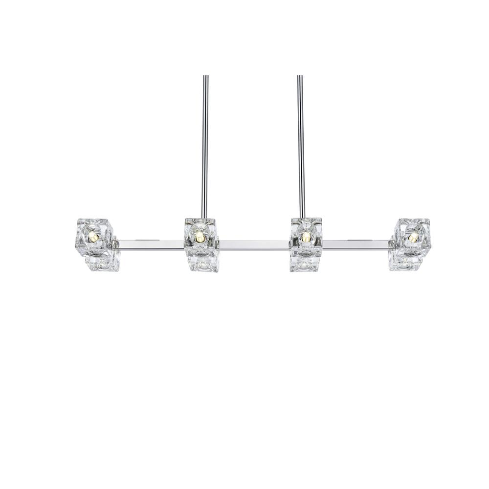 Lyra 30 inch Pendant Light in Chrome. Picture 2