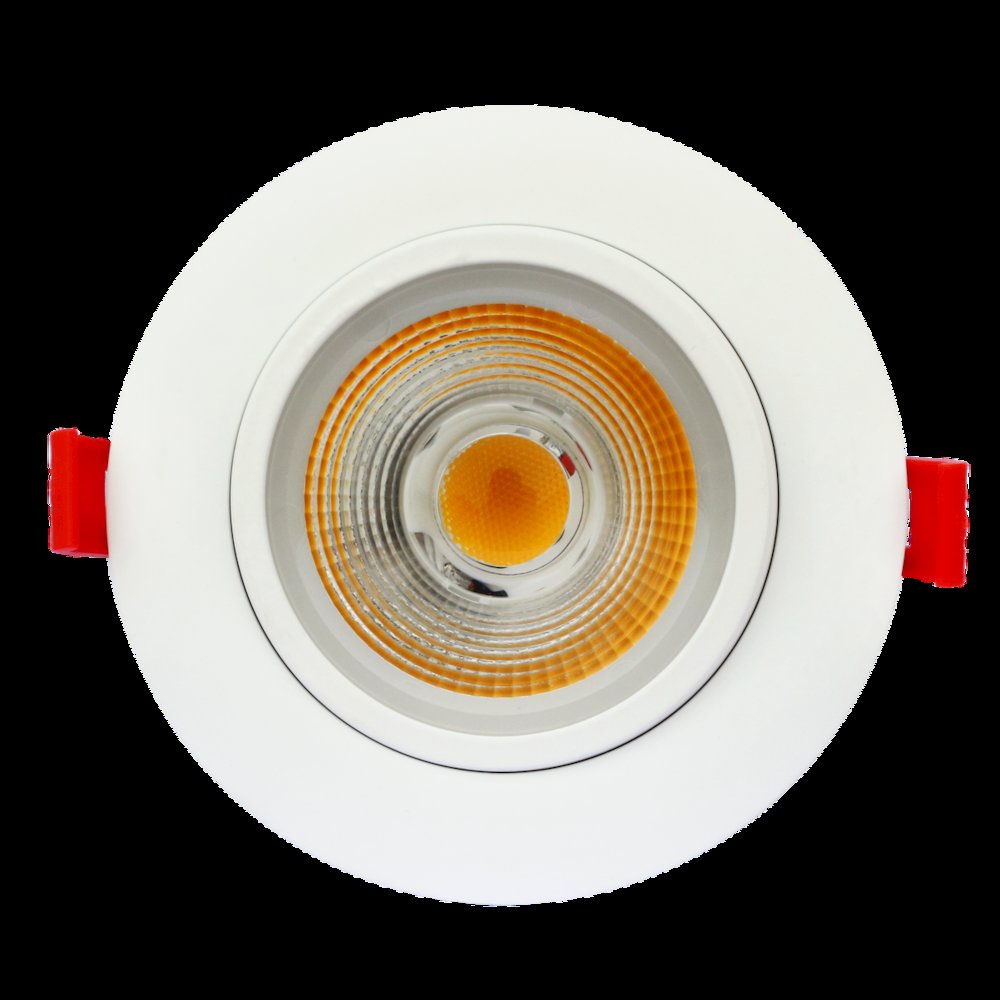4"  Eye Gimbal Light 3000K  11W White Finish Ic Dimmable  950Lm Cri80. Picture 2