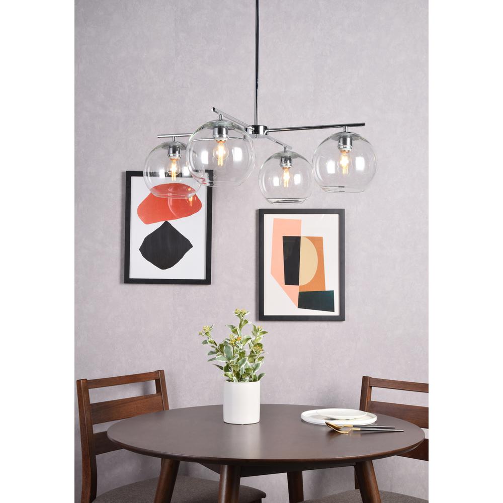 Opus 4 lights chrome pendant. Picture 9