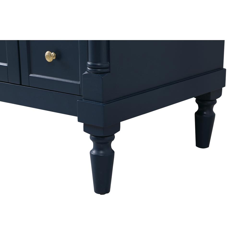 42 inch Single bathroom vanity in blue. Picture 13