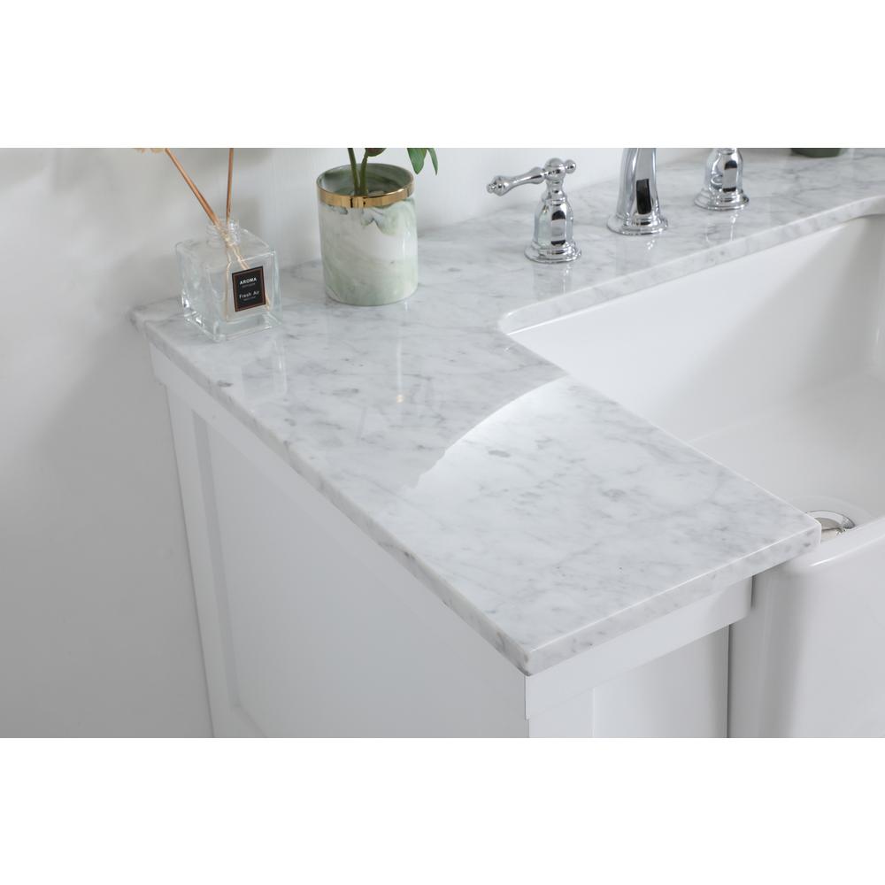 36 inch Single bathroom vanity in white. Picture 5