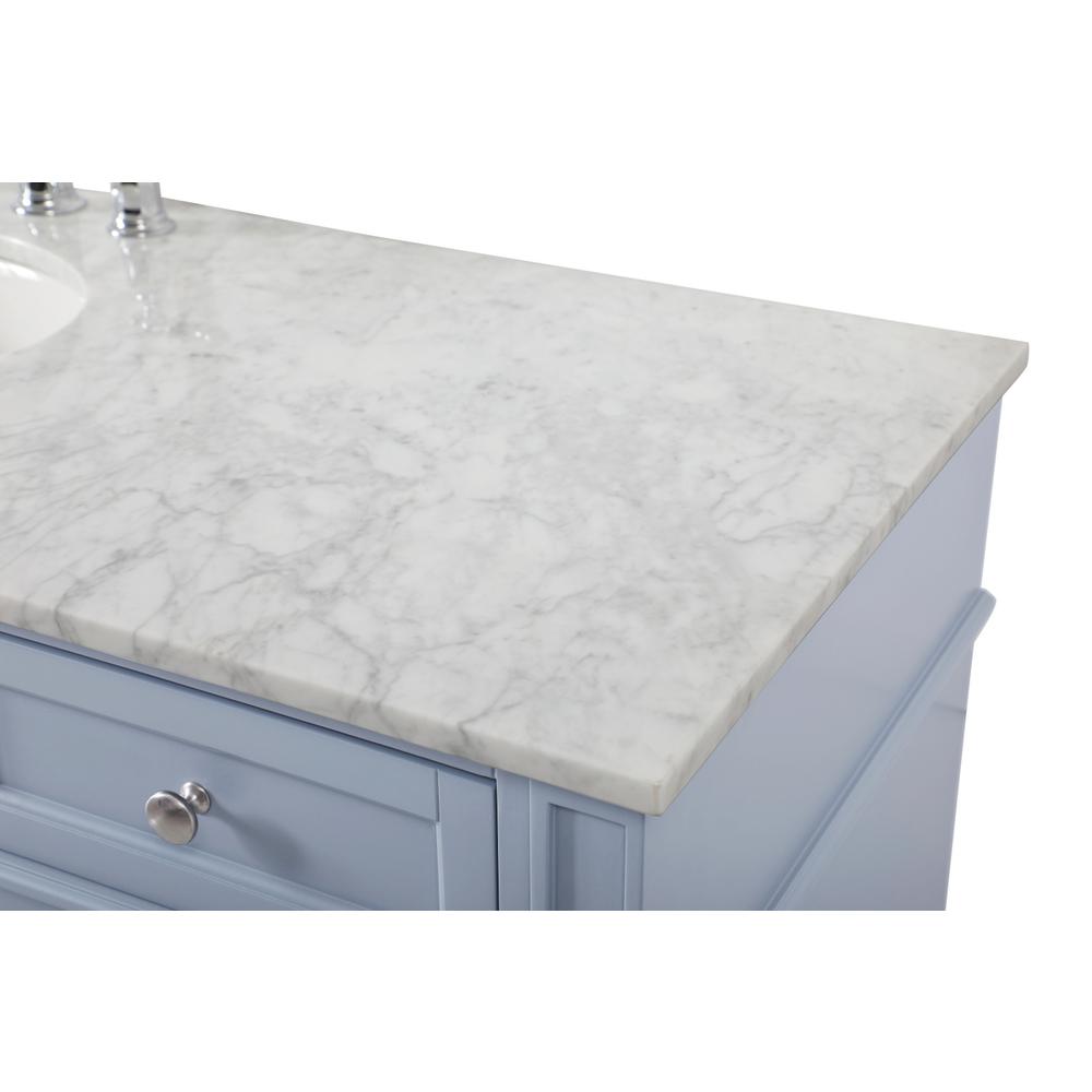 60 inch Single bathroom vanity in grey. Picture 11