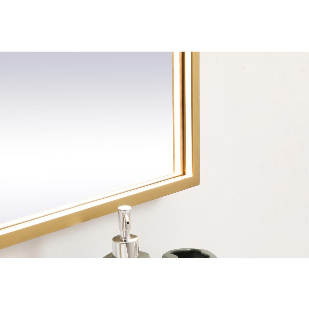 Pier 30x36 inch LED mirror with adjustable color temperature. Picture 6