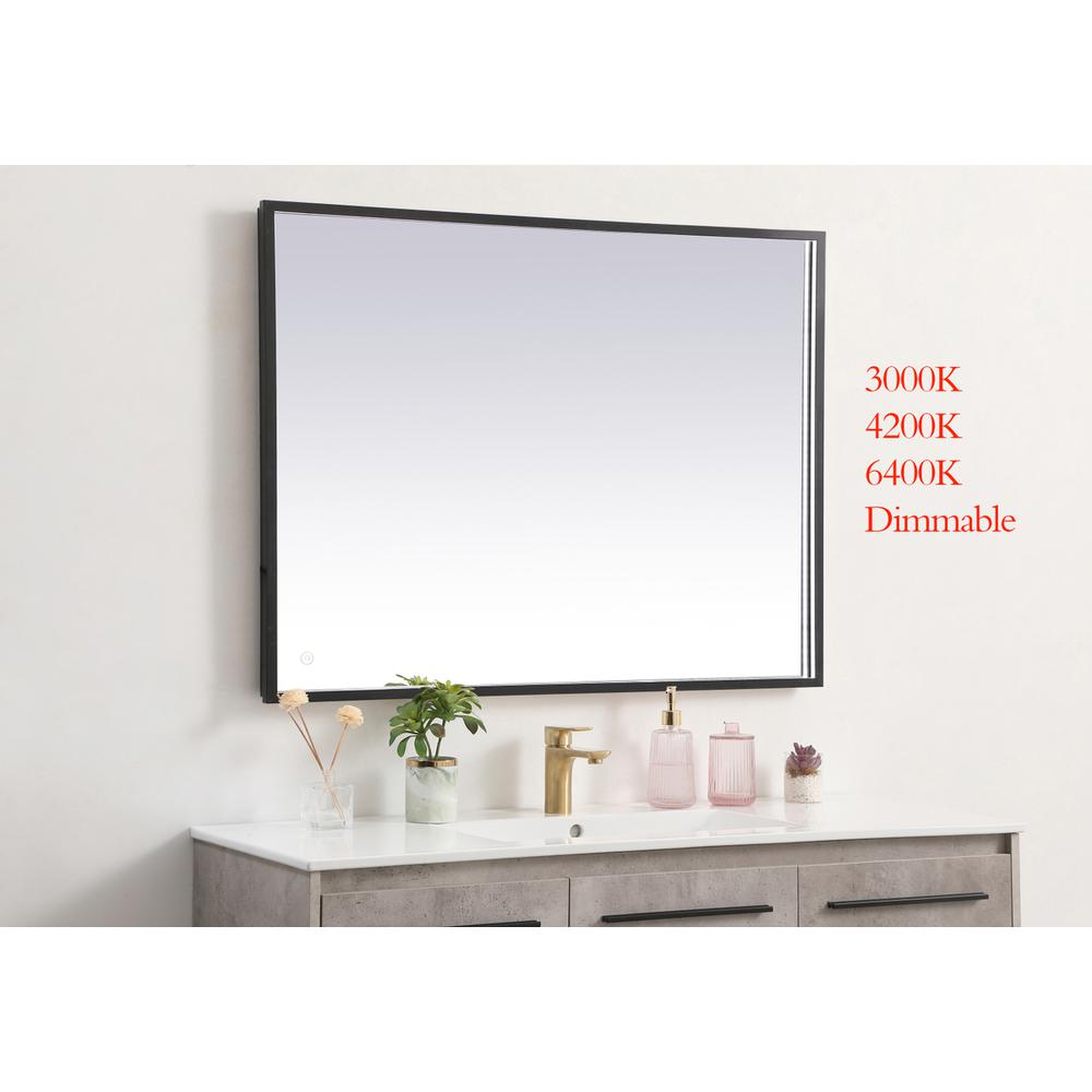 Pier 30x40 inch LED mirror with adjustable color temperature. Picture 2