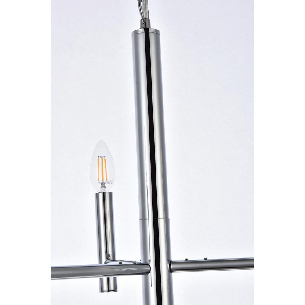 Carmella 3 lights pendant in chrome. Picture 5