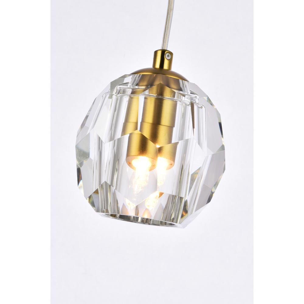 Eren 1 light Gold pendant. Picture 3