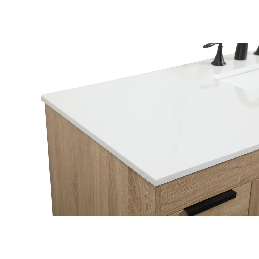 60 inch Single bathroom vanity in mango wood. Picture 11